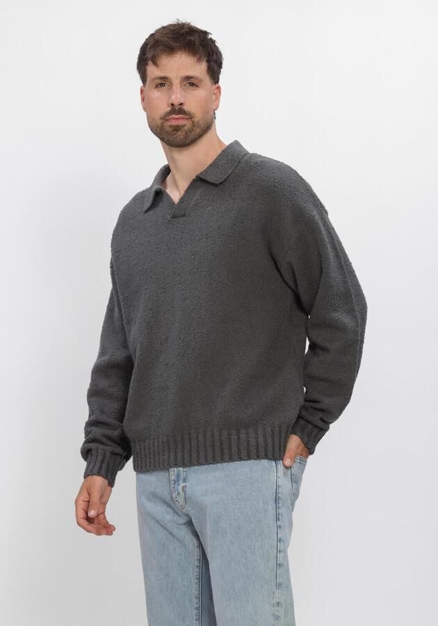 CHASIN ' Heren Polo's & T-shirts Odin Pilo Polo Donkergrijs