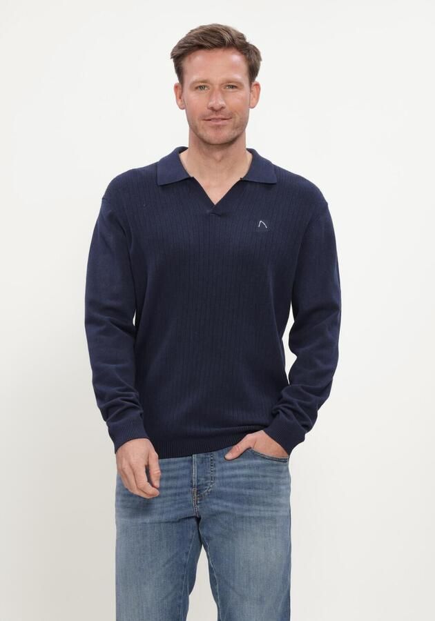 CHASIN Heren Polo's & T-shirts Roen Polo Donkerblauw