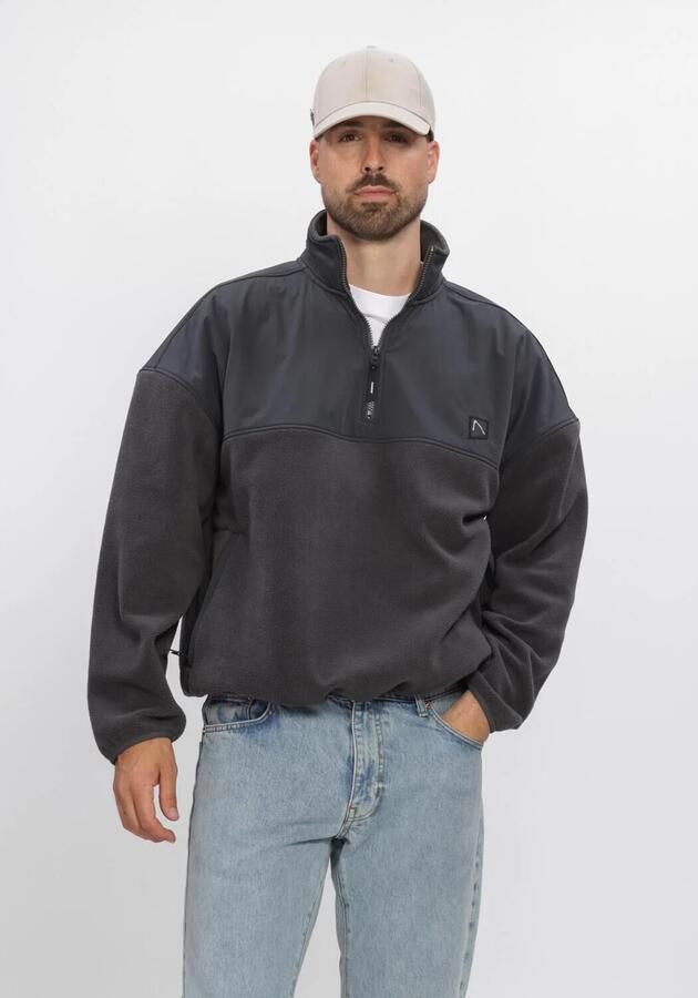 CHASIN ' Heren Truien & Vesten Ridge Half Zip Antraciet