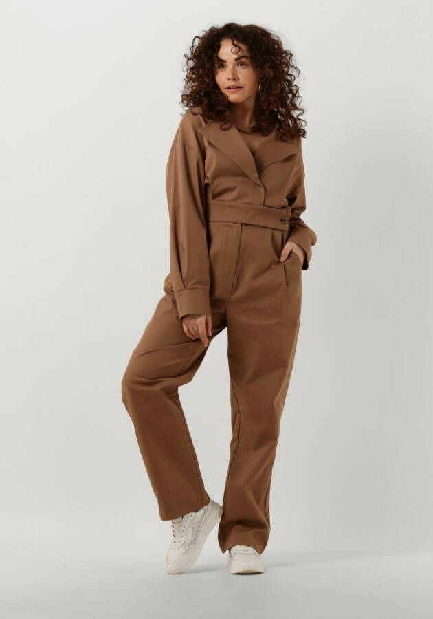 CHPTR-S Dames Broeken Extra Jumper Bruin
