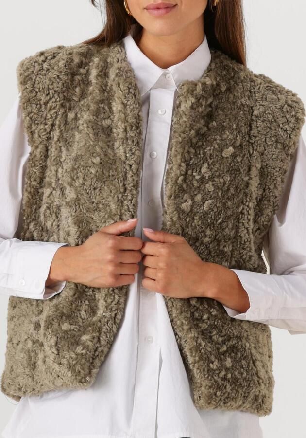 CIRCLE OF TRUST Dames Blazers Ariana Gilet Taupe