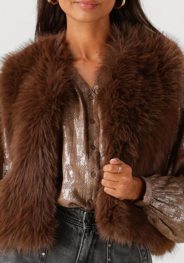 CIRCLE OF TRUST Dames Blazers Giselle Gilet Bruin - Foto 2