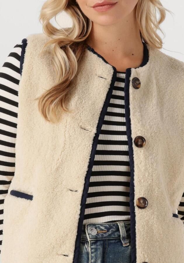 CIRCLE OF TRUST Dames Blazers Jojo Gilet Ecru