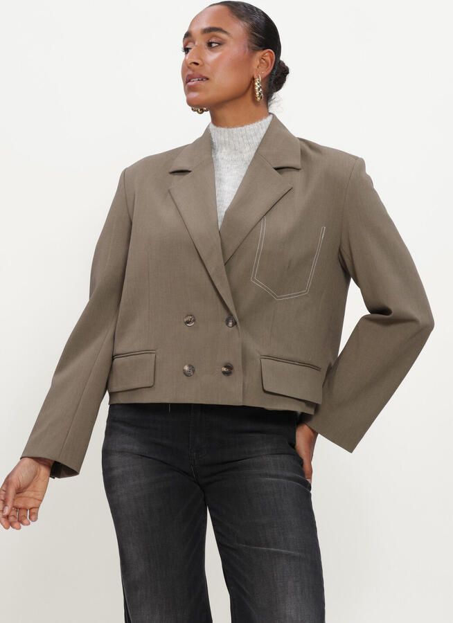 CIRCLE OF TRUST Dames Blazers Jozie Blazer Taupe