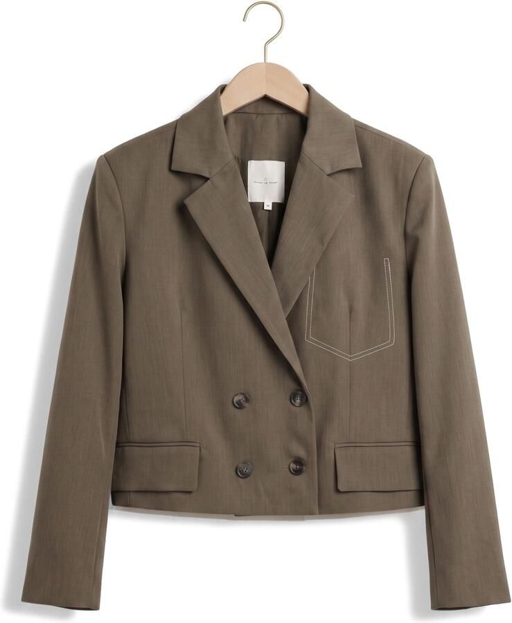 CIRCLE OF TRUST Dames Blazers Jozie Blazer Taupe - Foto 2