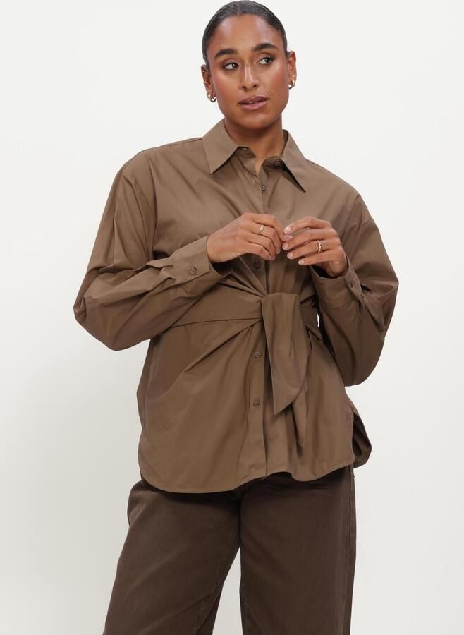 CIRCLE OF TRUST Dames Blouses Ally Blouse Bruin