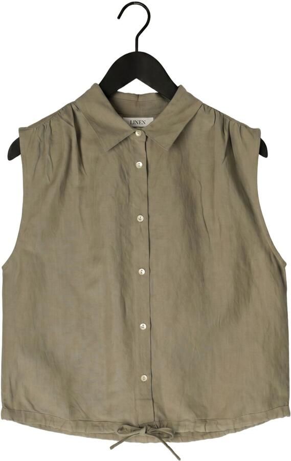 CIRCLE OF TRUST Dames Blouses Bowie Blouse Khaki - Foto 4