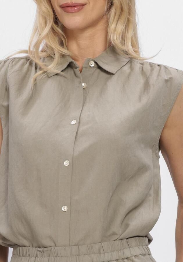 CIRCLE OF TRUST Dames Blouses Bowie Blouse Khaki - Foto 3