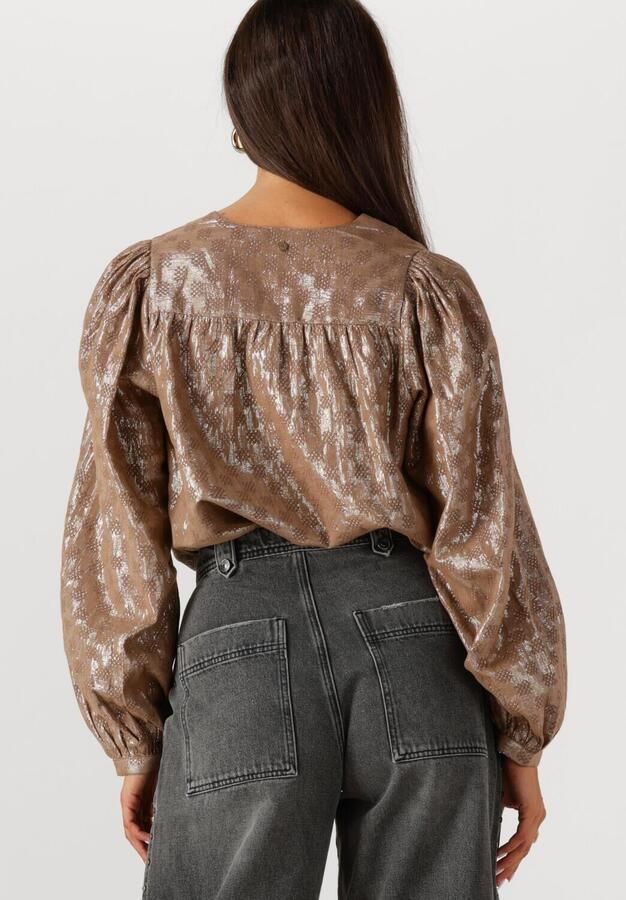 CIRCLE OF TRUST Dames Blouses Cardi Blouse Taupe - Foto 3