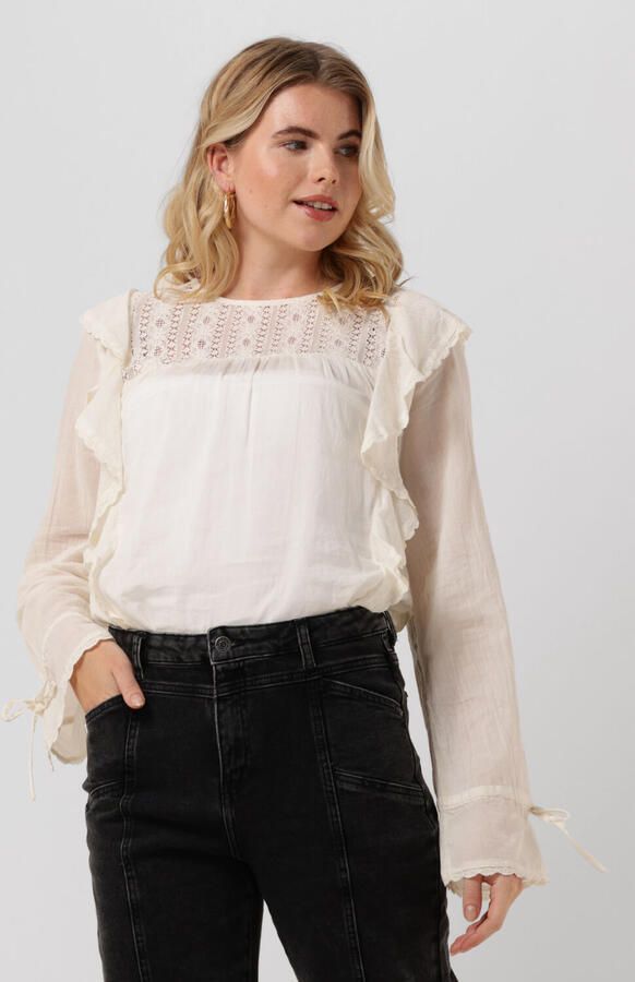 Circle of Trust top Emily blouse met borduursels wit - Foto 4