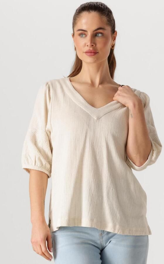 CIRCLE OF TRUST Dames Blouses Evalina Blouse Ecru - Foto 4