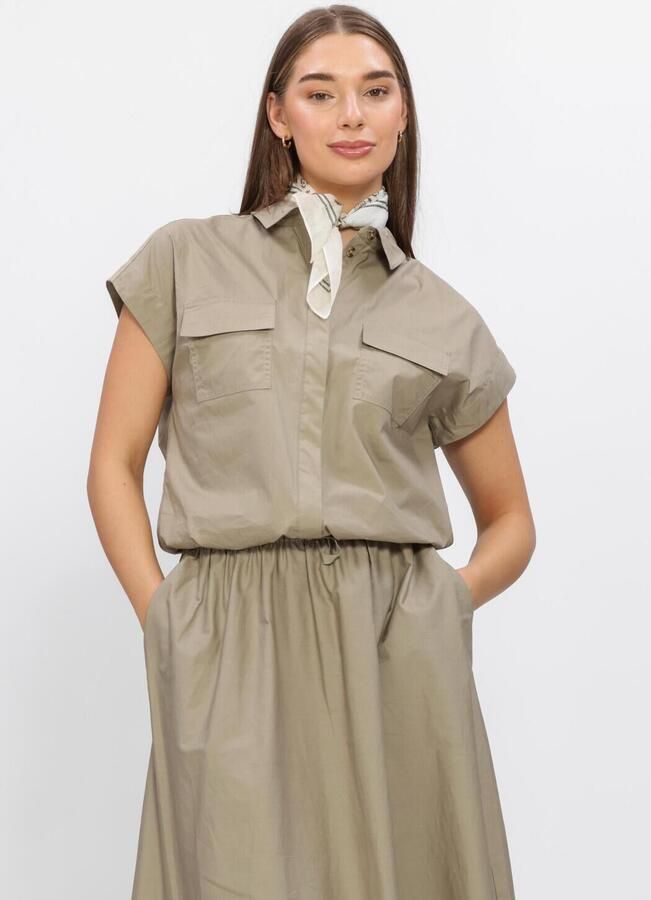 CIRCLE OF TRUST Dames Blouses Jennie Blouse Khaki