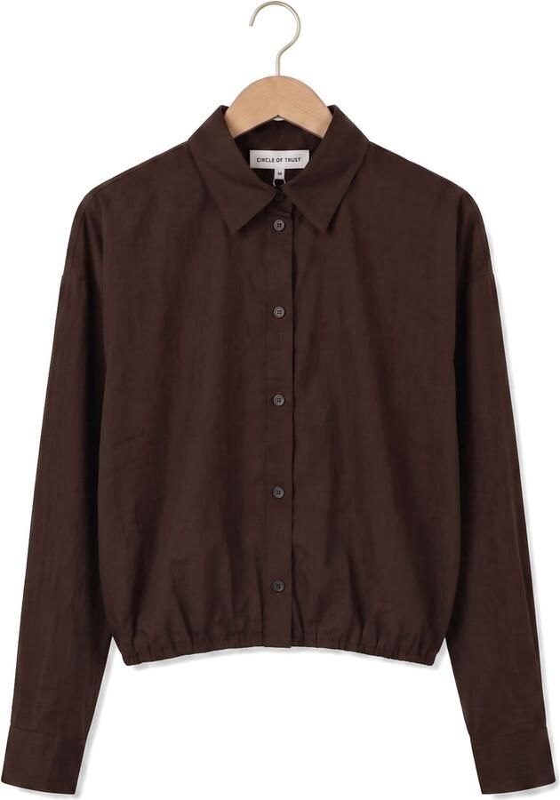 CIRCLE OF TRUST Dames Blouses Layla Blouse Bruin - Foto 2