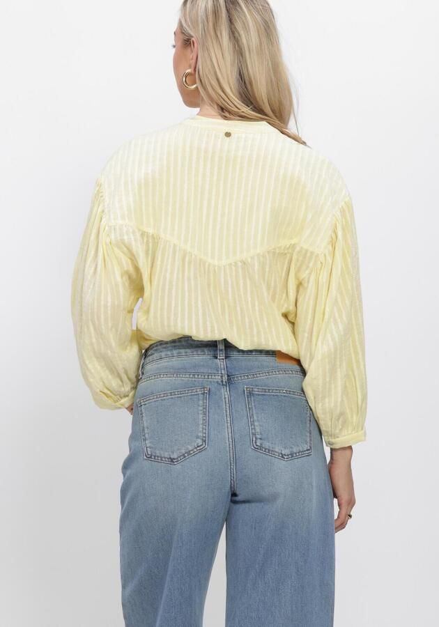 CIRCLE OF TRUST Dames Blouses Lexi Blouse Geel - Foto 4