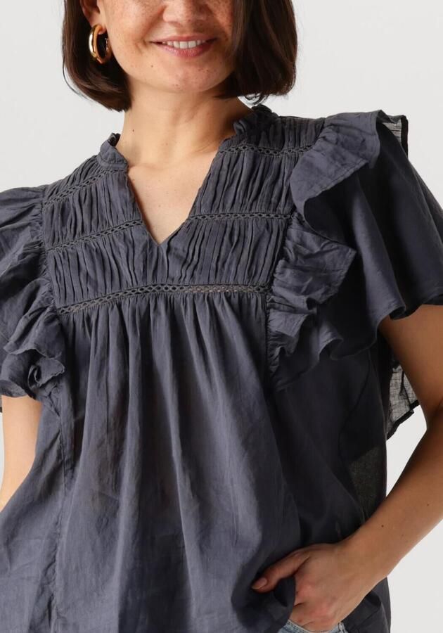 CIRCLE OF TRUST Dames Blouses Maren Blouse Zwart - Foto 2