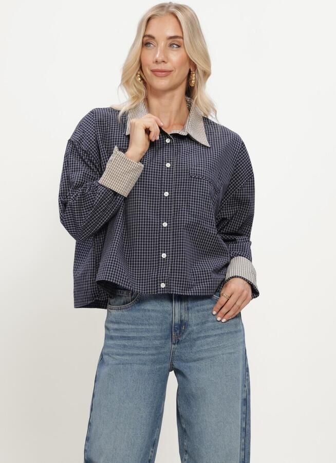 CIRCLE OF TRUST Dames Blouses Noa Blouse Donkerblauw