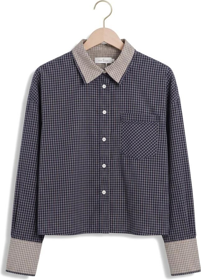 CIRCLE OF TRUST Dames Blouses Noa Blouse Donkerblauw - Foto 2
