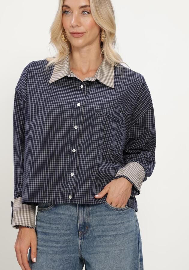 CIRCLE OF TRUST Dames Blouses Noa Blouse Donkerblauw - Foto 4