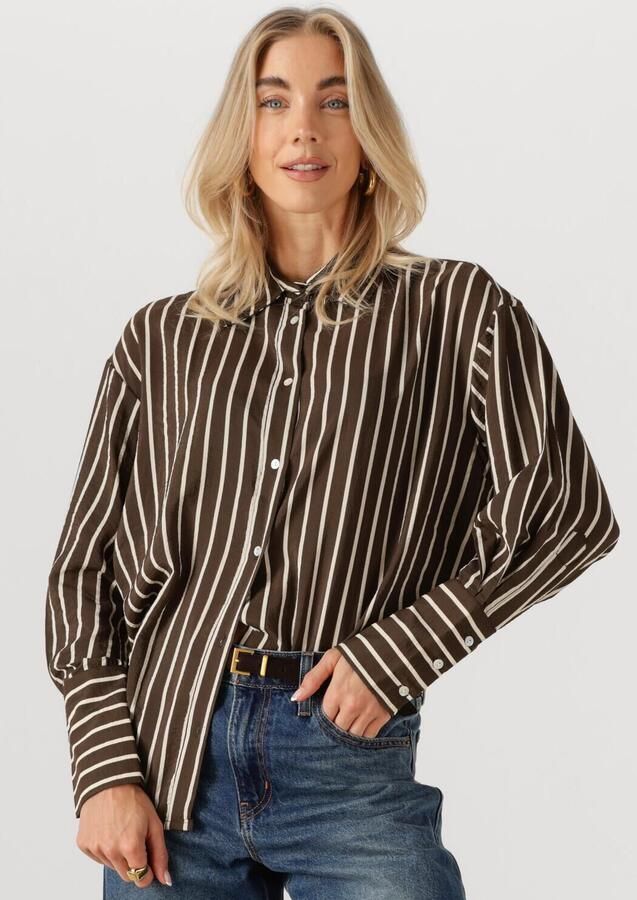 CIRCLE OF TRUST Dames Blouses Opal Blouse Bruin - Foto 4