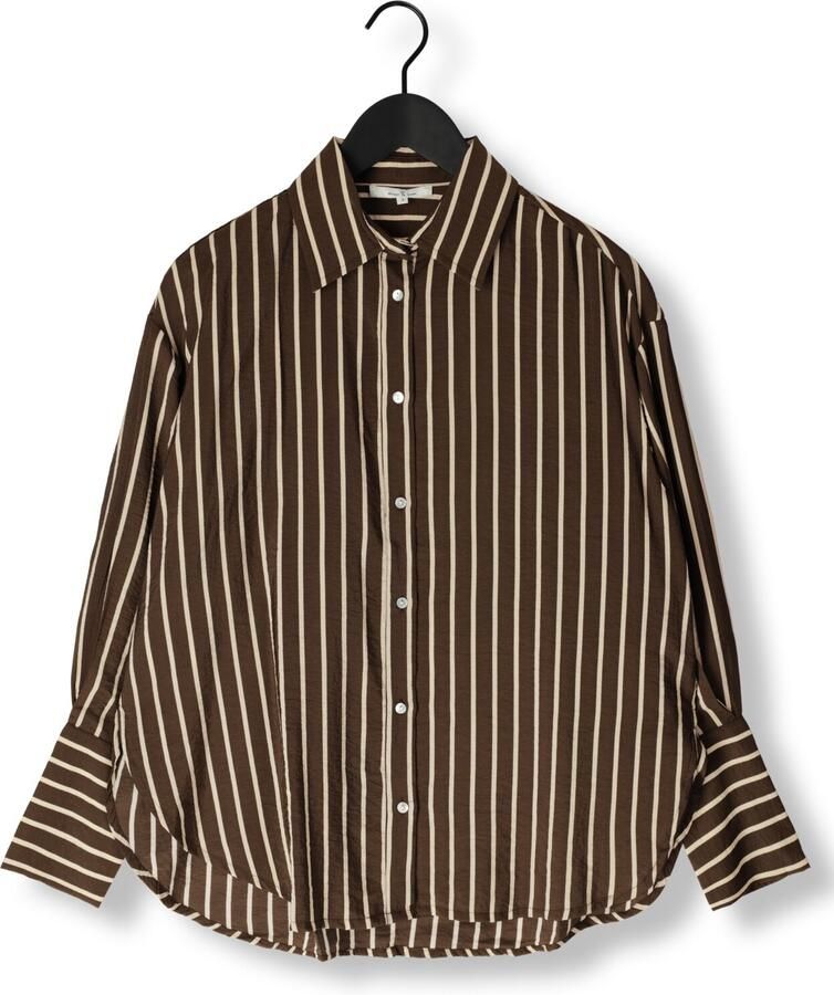 CIRCLE OF TRUST Dames Blouses Opal Blouse Bruin