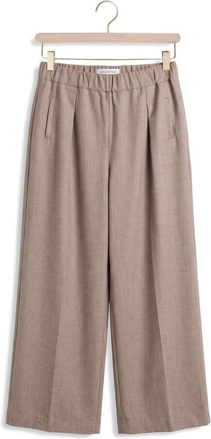 CIRCLE OF TRUST Dames Broeken Marlon Pants Beige - Foto 4