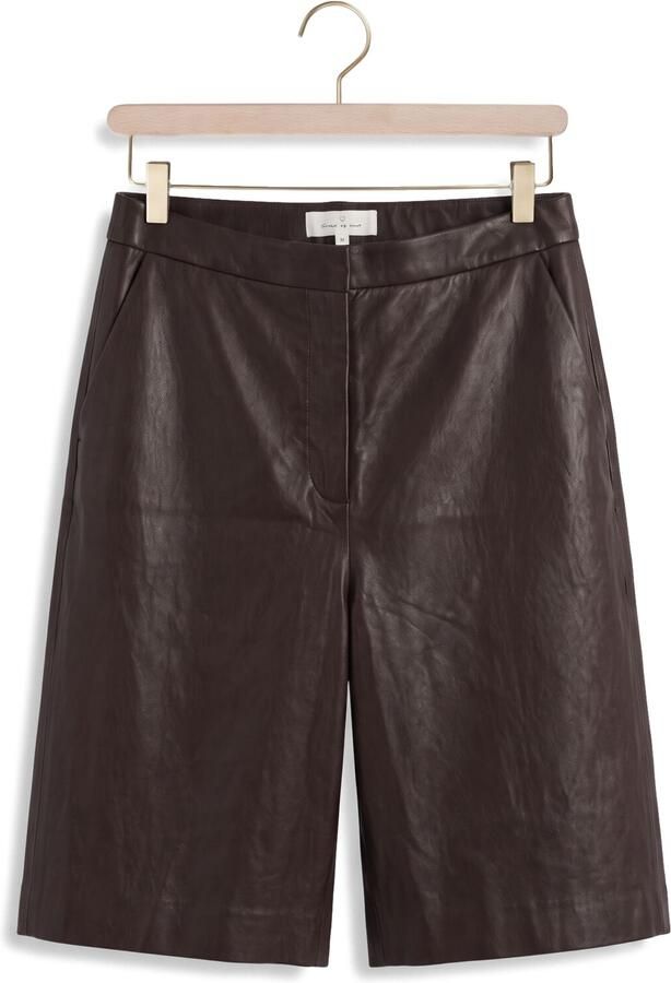 CIRCLE OF TRUST Dames Broeken Phebe Short Bruin - Foto 4