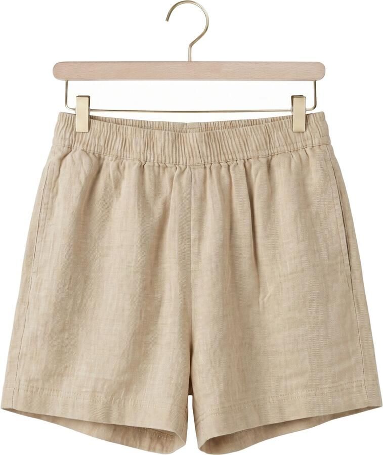 Circle of Trust regular waist casual short met linnen camel - Foto 2