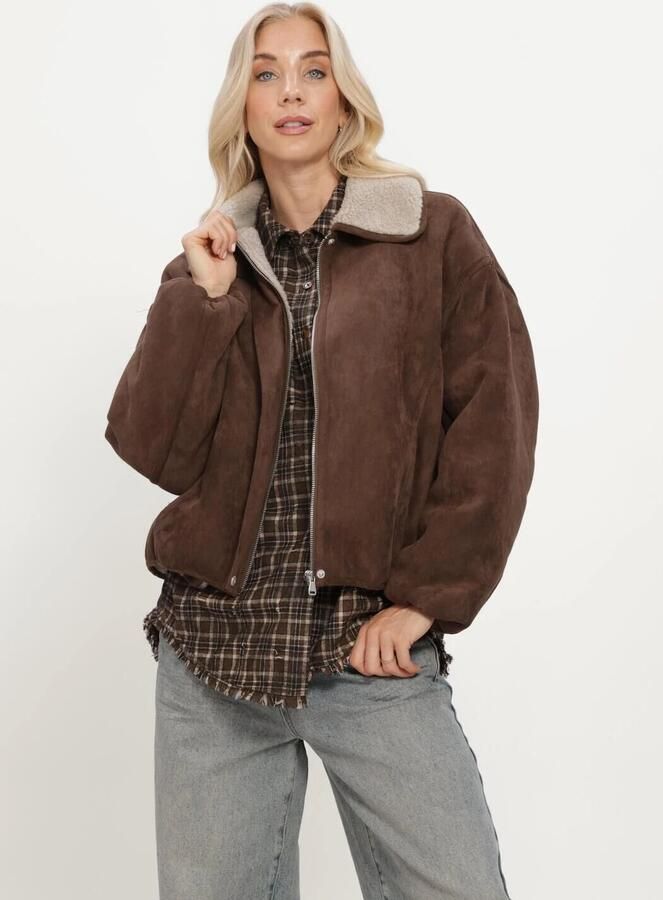 CIRCLE OF TRUST Dames Jassen Daphne Jacket Bruin