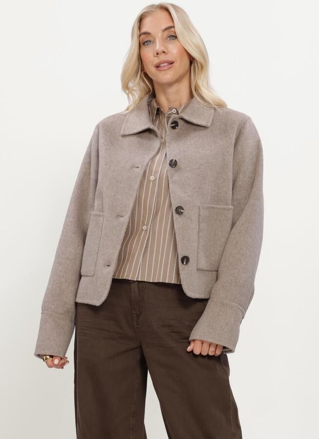 CIRCLE OF TRUST Dames Jassen Sef Jacket Taupe