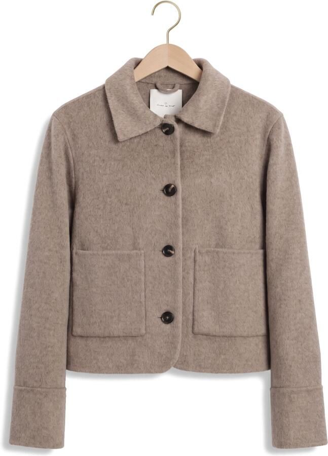 CIRCLE OF TRUST Dames Jassen Sef Jacket Taupe - Foto 2