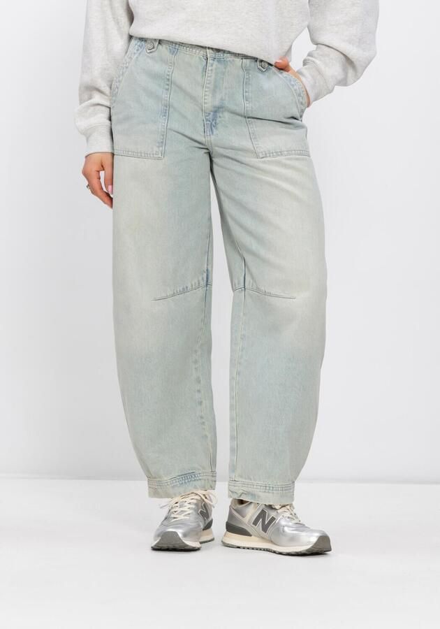 Circle of Trust high waist barrel jeans light blue denim