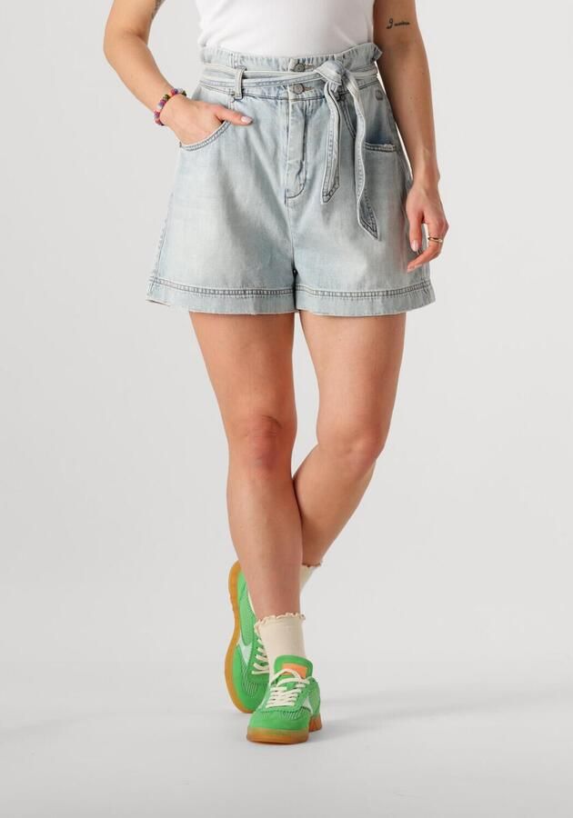 Circle of Trust regular high waist denim short light blue denim - Foto 4