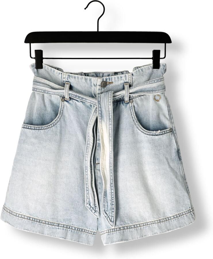 Circle of Trust regular high waist denim short light blue denim