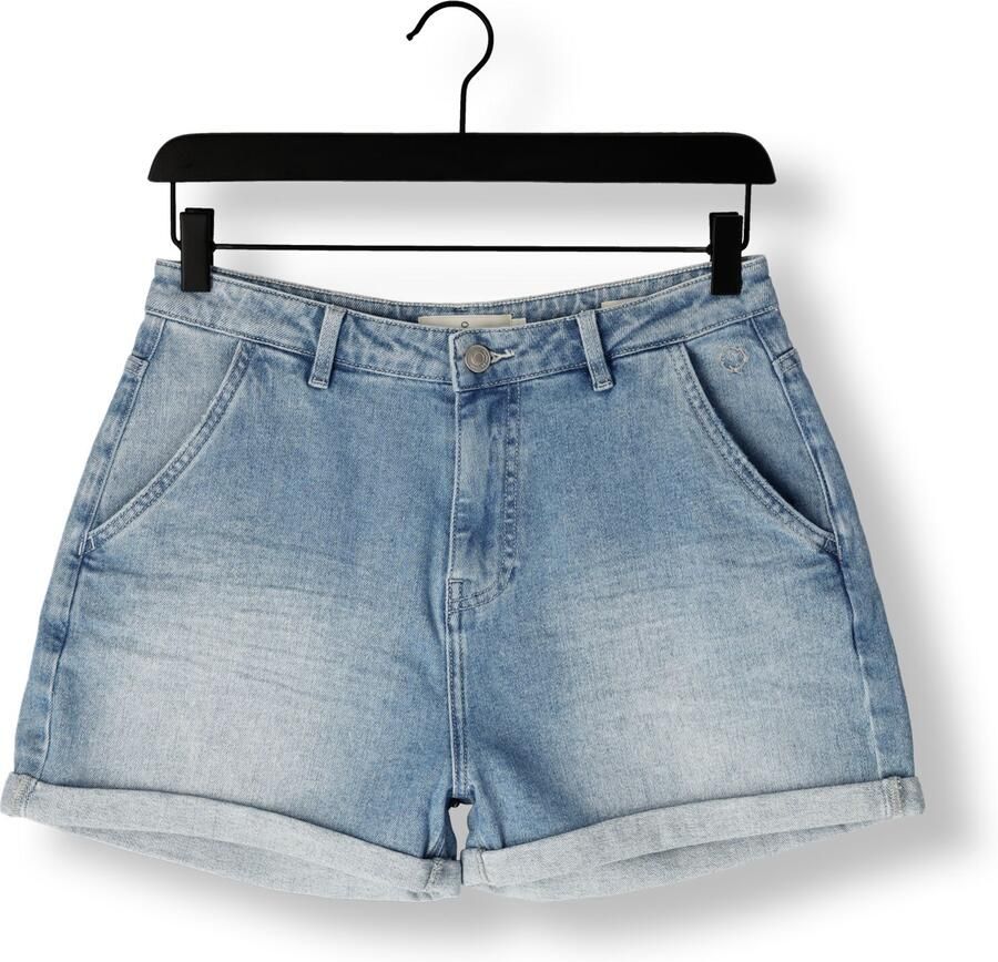 Circle of Trust regular high waist denim short light blue denim