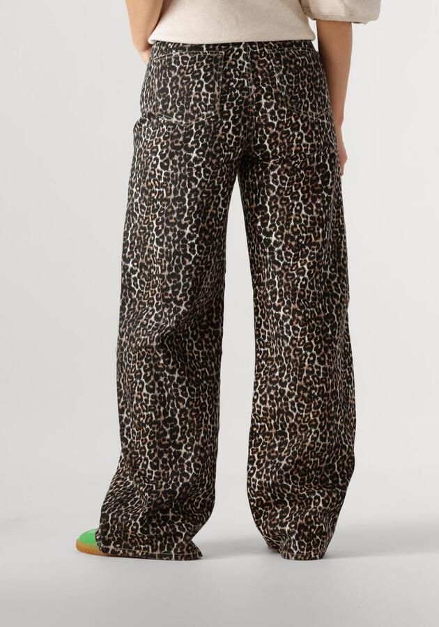 CIRCLE OF TRUST Dames Jeans Monica Wide Leg Bruin