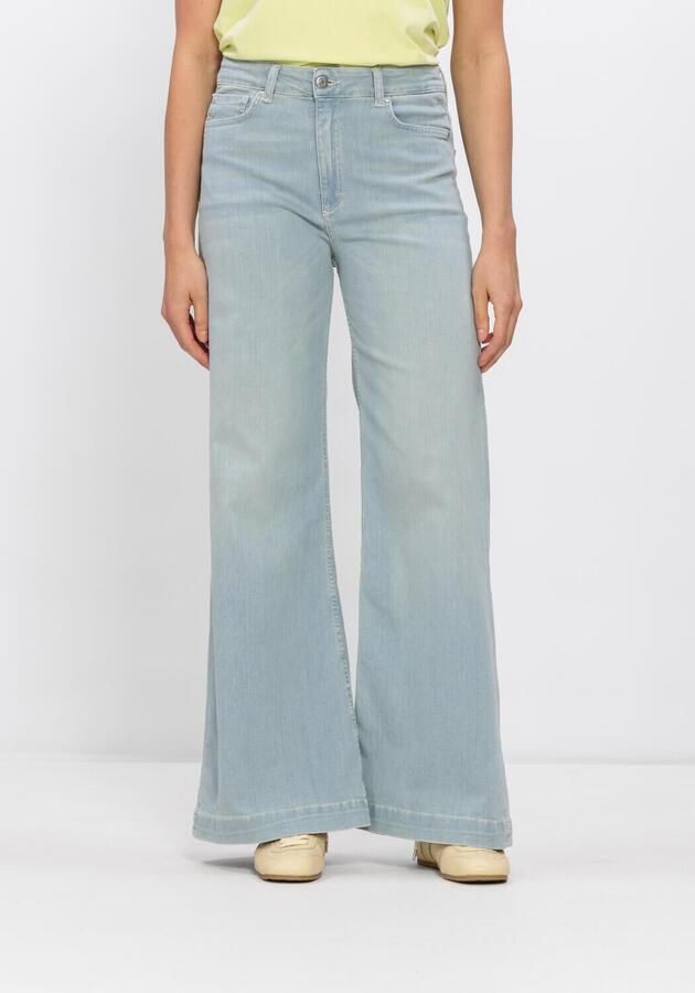 Circle of Trust high waist flared jeans light blue denim