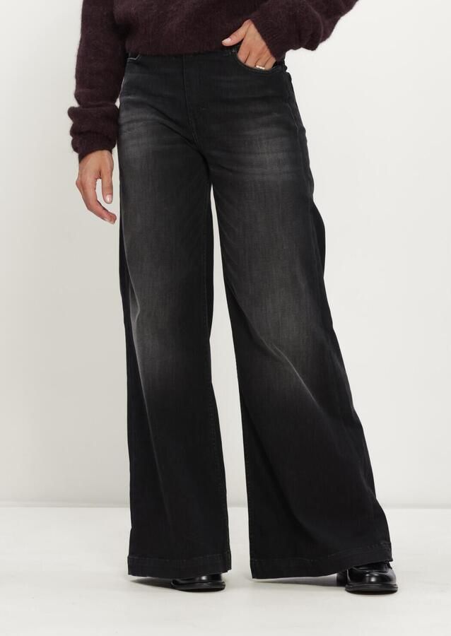 Circle of Trust Palmer high waist wide leg jeans zwart