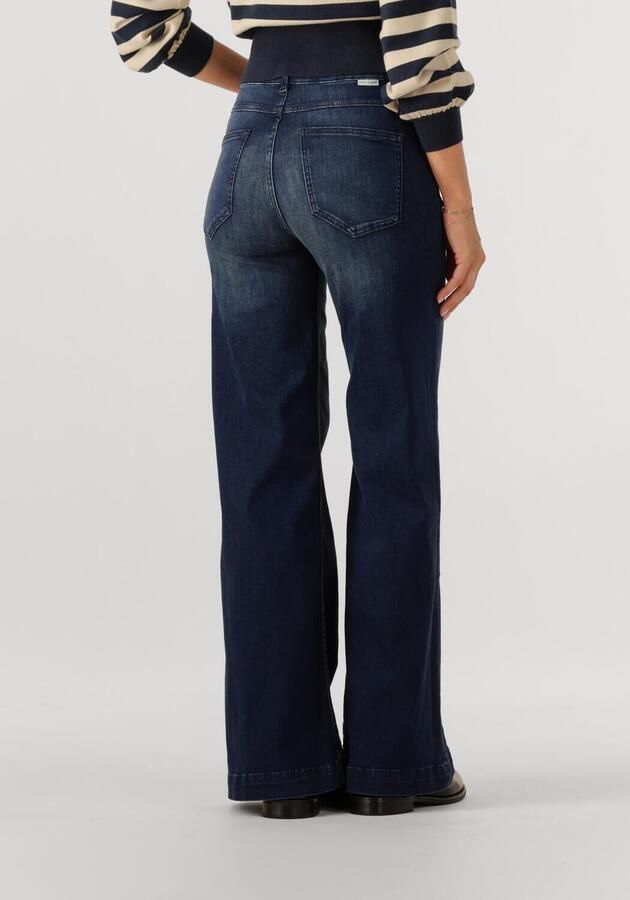 CIRCLE OF TRUST Dames Jeans Palmer Wide Leg Dnm Donkerblauw