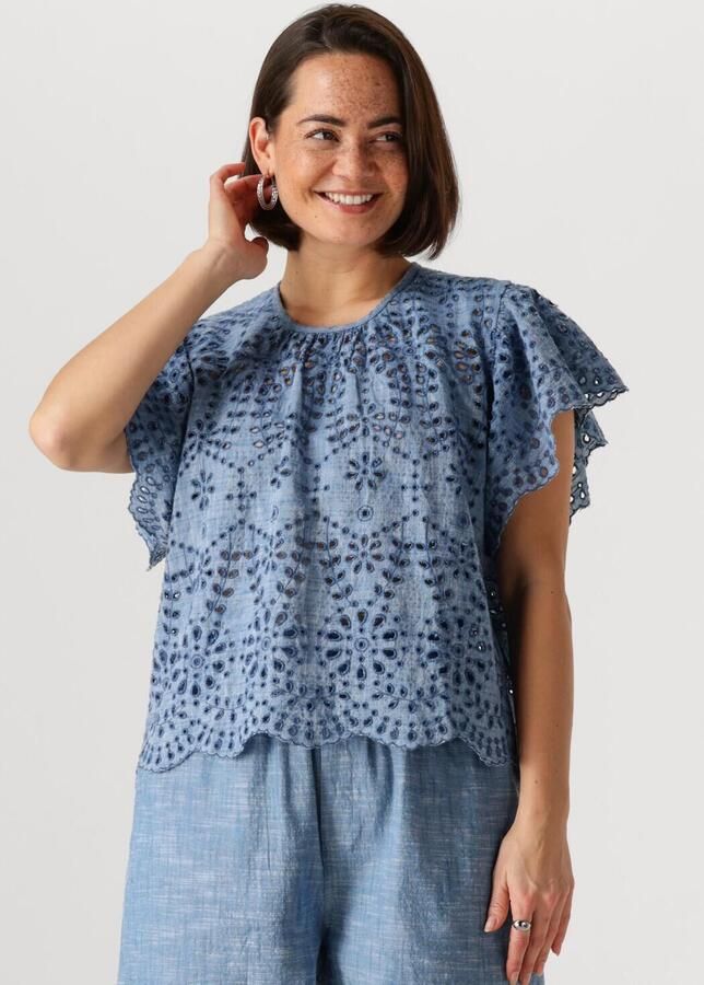 CIRCLE OF TRUST Dames Tops & T-shirts Alinna Blouse Blauw - Foto 4