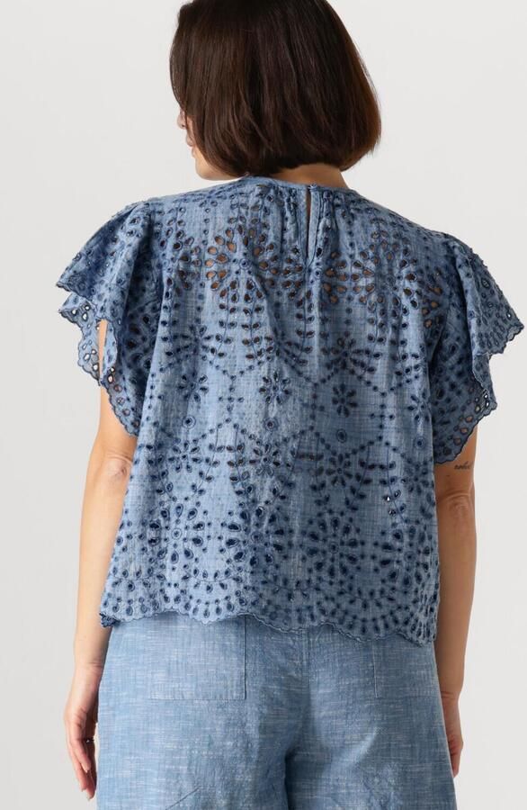 CIRCLE OF TRUST Dames Tops & T-shirts Alinna Blouse Blauw - Foto 3