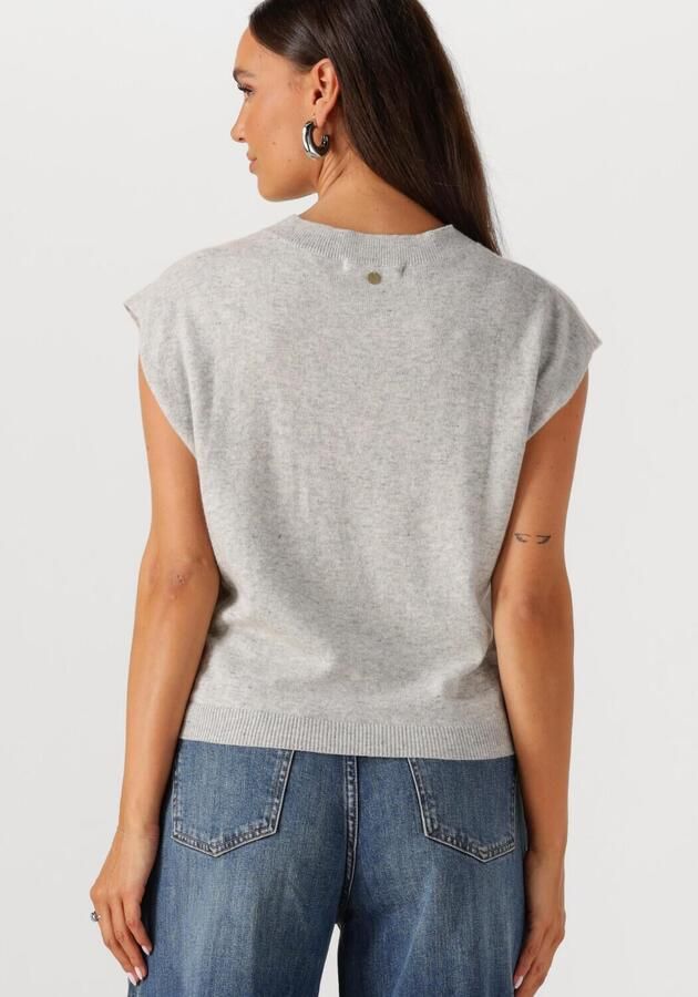 CIRCLE OF TRUST Dames Tops & T-shirts Brooke Knit Lichtgrijs - Foto 2