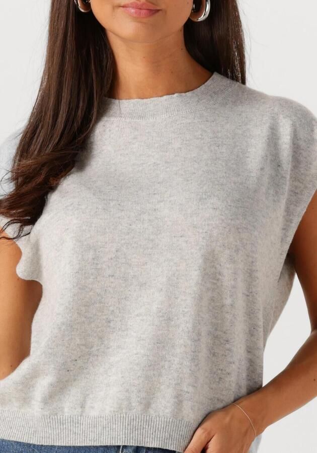 CIRCLE OF TRUST Dames Tops & T-shirts Brooke Knit Lichtgrijs - Foto 3