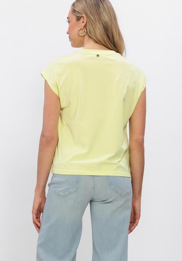 CIRCLE OF TRUST Dames Tops & T-shirts Jaimy Tee Butter Yellow - Foto 3