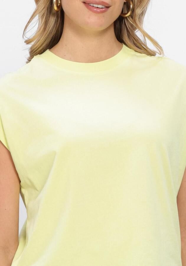 CIRCLE OF TRUST Dames Tops & T-shirts Jaimy Tee Butter Yellow - Foto 4