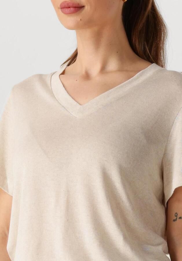 CIRCLE OF TRUST Dames Tops & T-shirts Mila Tee Beige - Foto 2