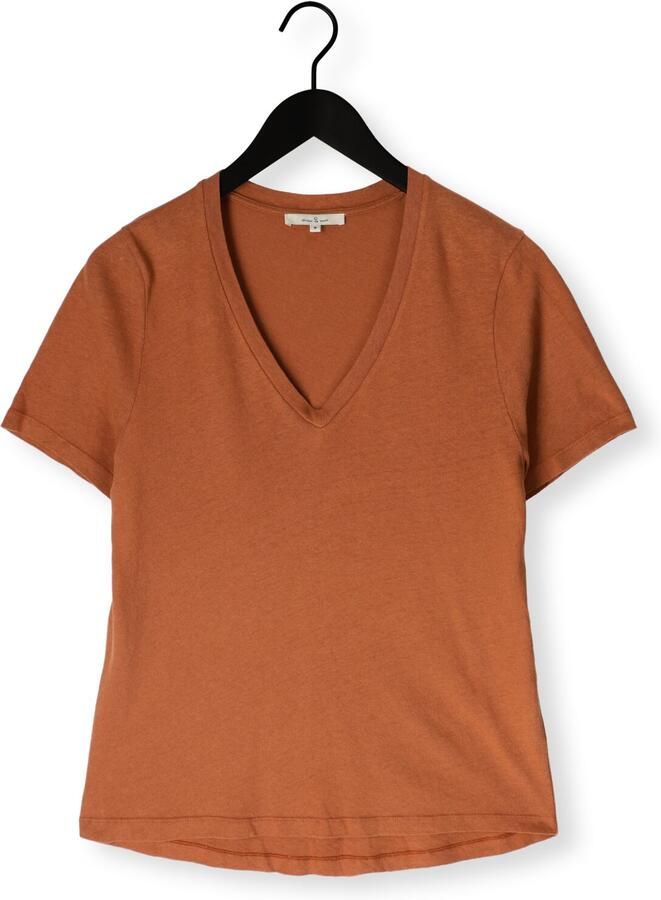CIRCLE OF TRUST Dames Tops & T-shirts Mila Tee Bruin - Foto 2