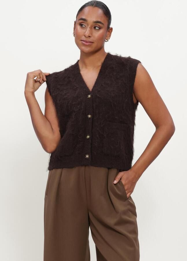 CIRCLE OF TRUST Dames Truien & Vesten Fauve Knit Bruin