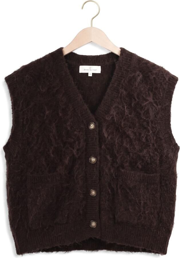 CIRCLE OF TRUST Dames Truien & Vesten Fauve Knit Bruin - Foto 4