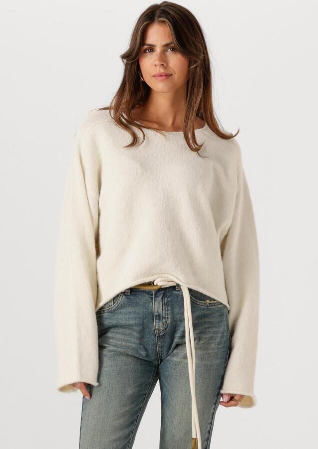 CIRCLE OF TRUST Dames Truien & Vesten Lynn Knit Wit - Foto 4