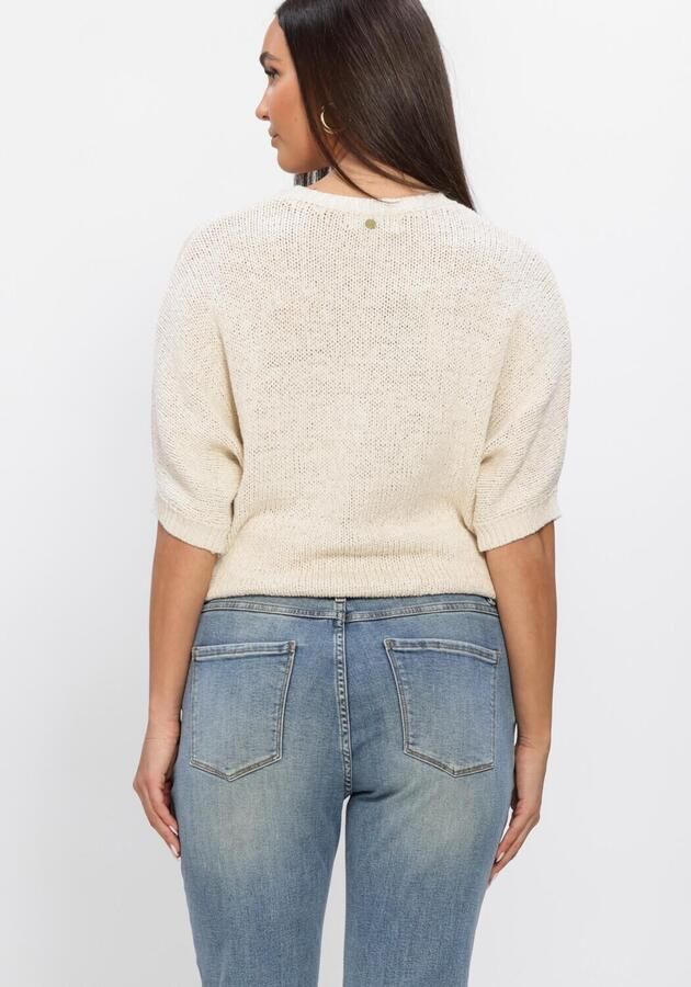 CIRCLE OF TRUST Dames Truien & Vesten Rose Knit Ecru - Foto 4